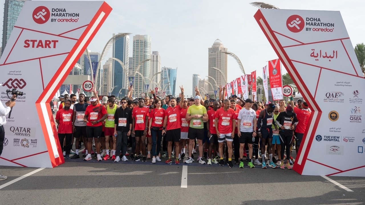 Doha Marathon by Ooredoo Celebrates Record-Breaking Participation, with 13,000 Racers and Announces Winners