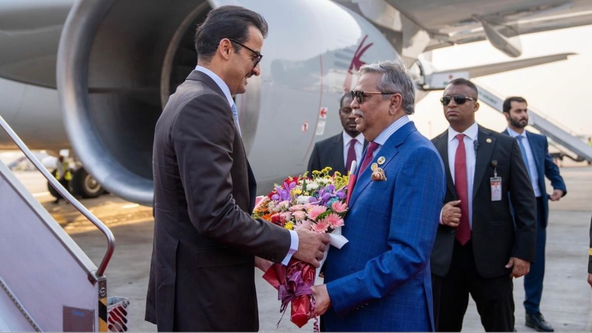 Qatar’s Amir arrives in Dhaka, raising Bangladesh ties to new heights