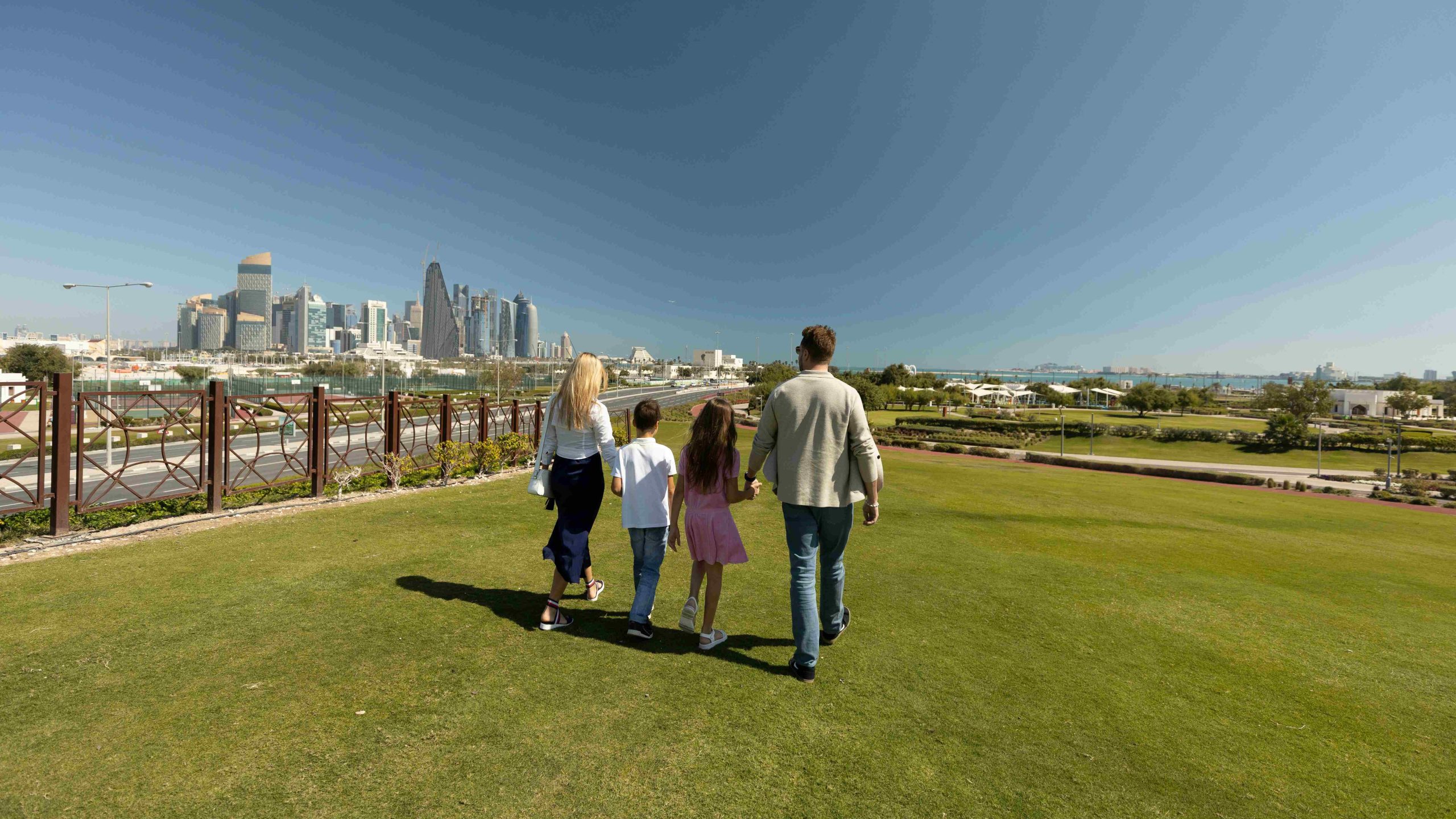 Celebrate International Earth Day by Walking Barefoot in Qatar’s Lush Parks