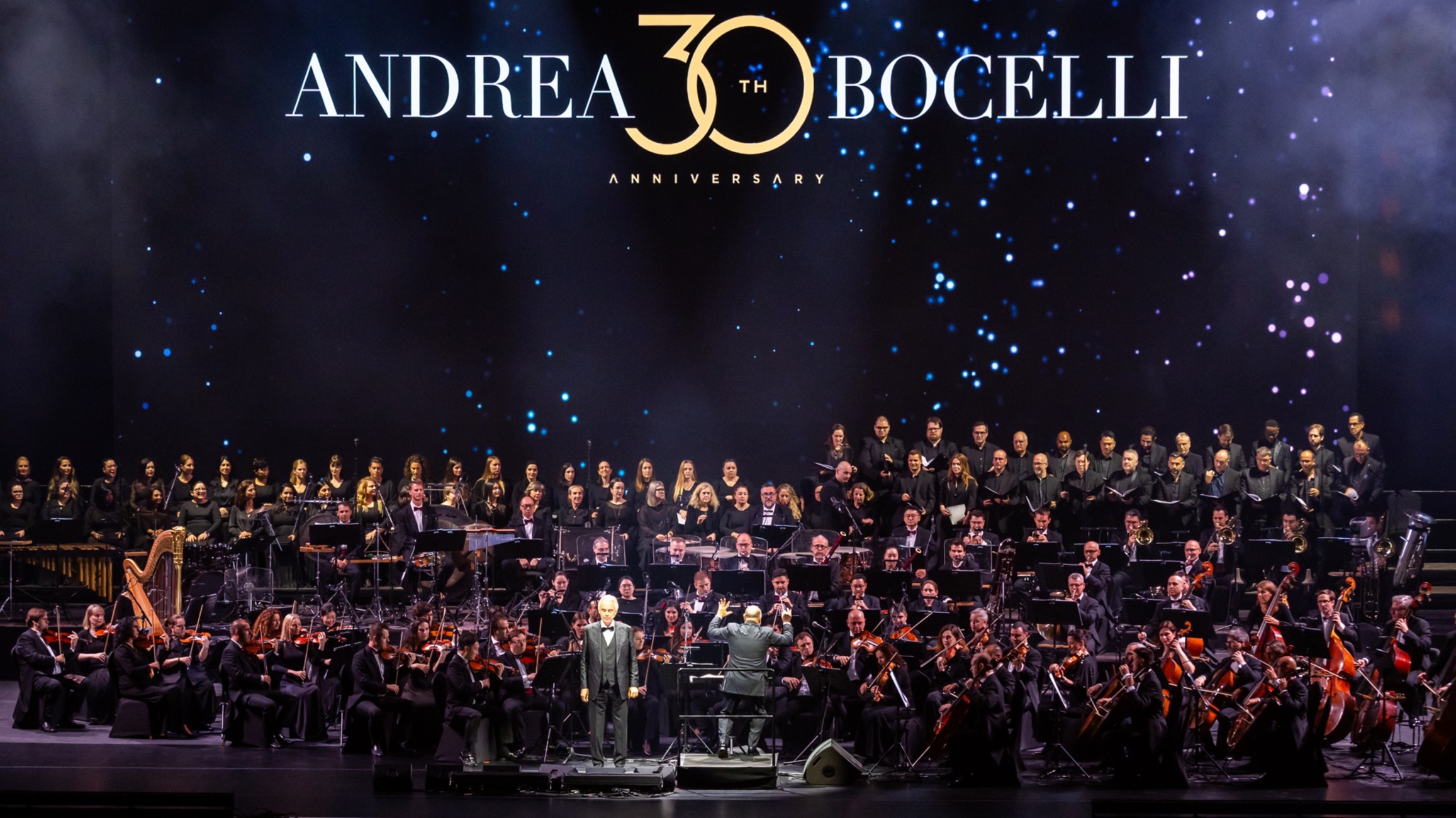 Visit Qatar presented Andrea Bocelli  for a once in a lifetime experience