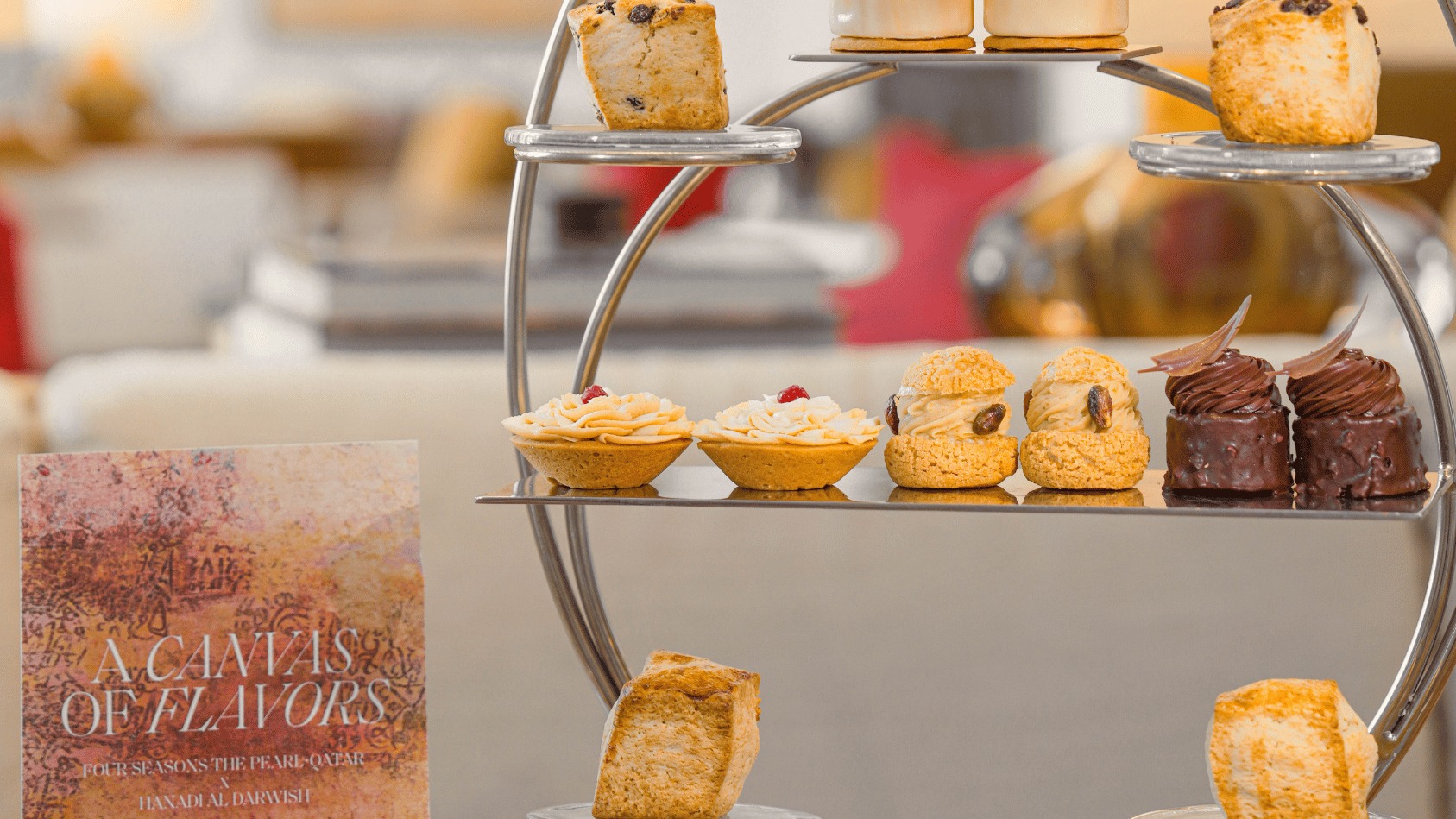 Duchess at Four Seasons Resort and Residences at The Pearl-Qatar Unveils its Afternoon Tea “A Canvas of Flavours” Inspired by Art from Hanadi Al Darwish