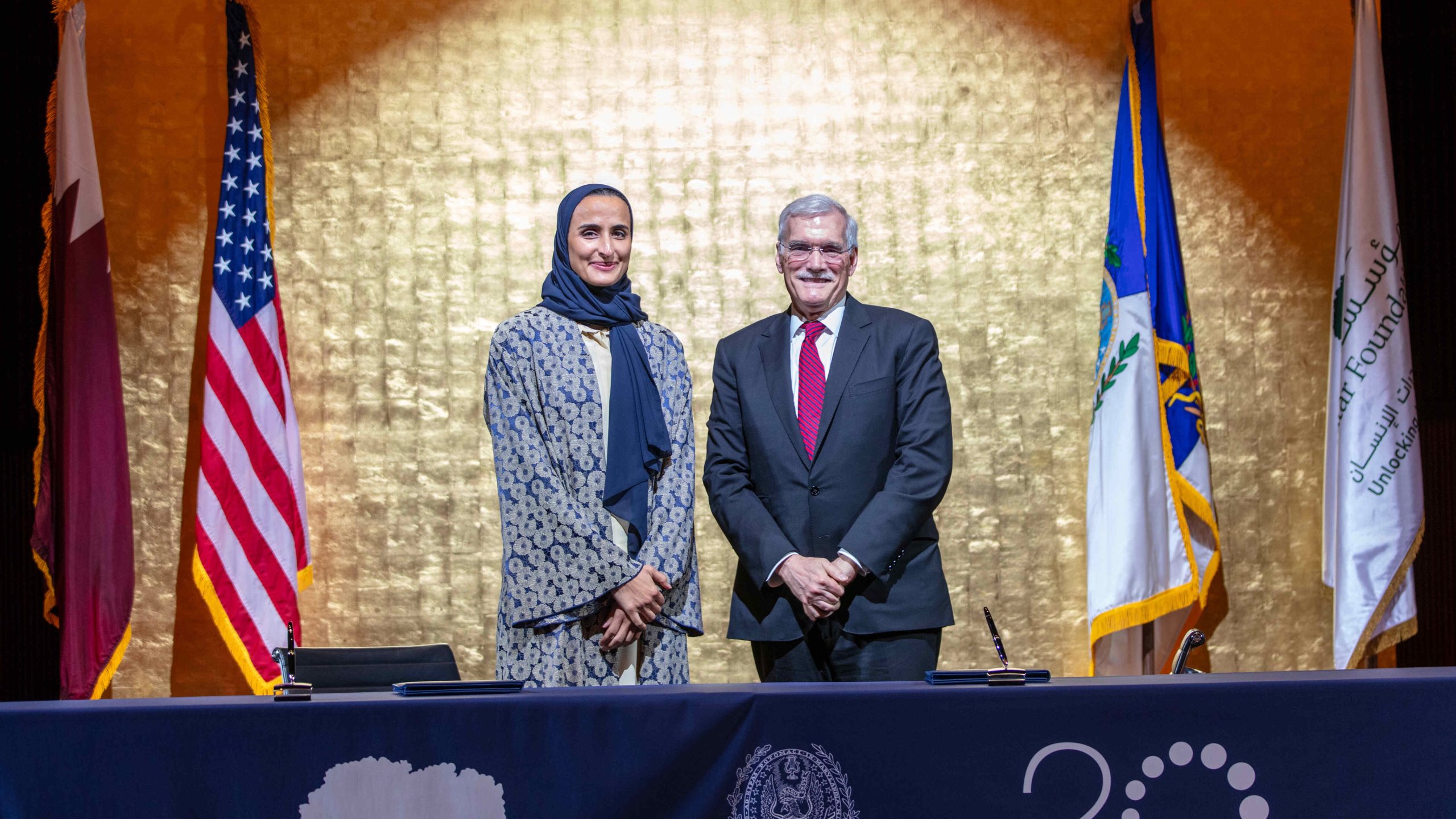Her Highness Attends Georgetown University in Qatar’s 20 Year Anniversary Celebration