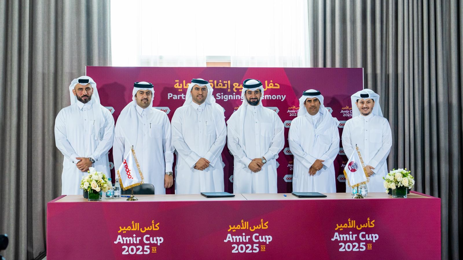 Ooredoo and QFA Celebrate 25 Years of Partnership with New Sponsorship of Amir Cup