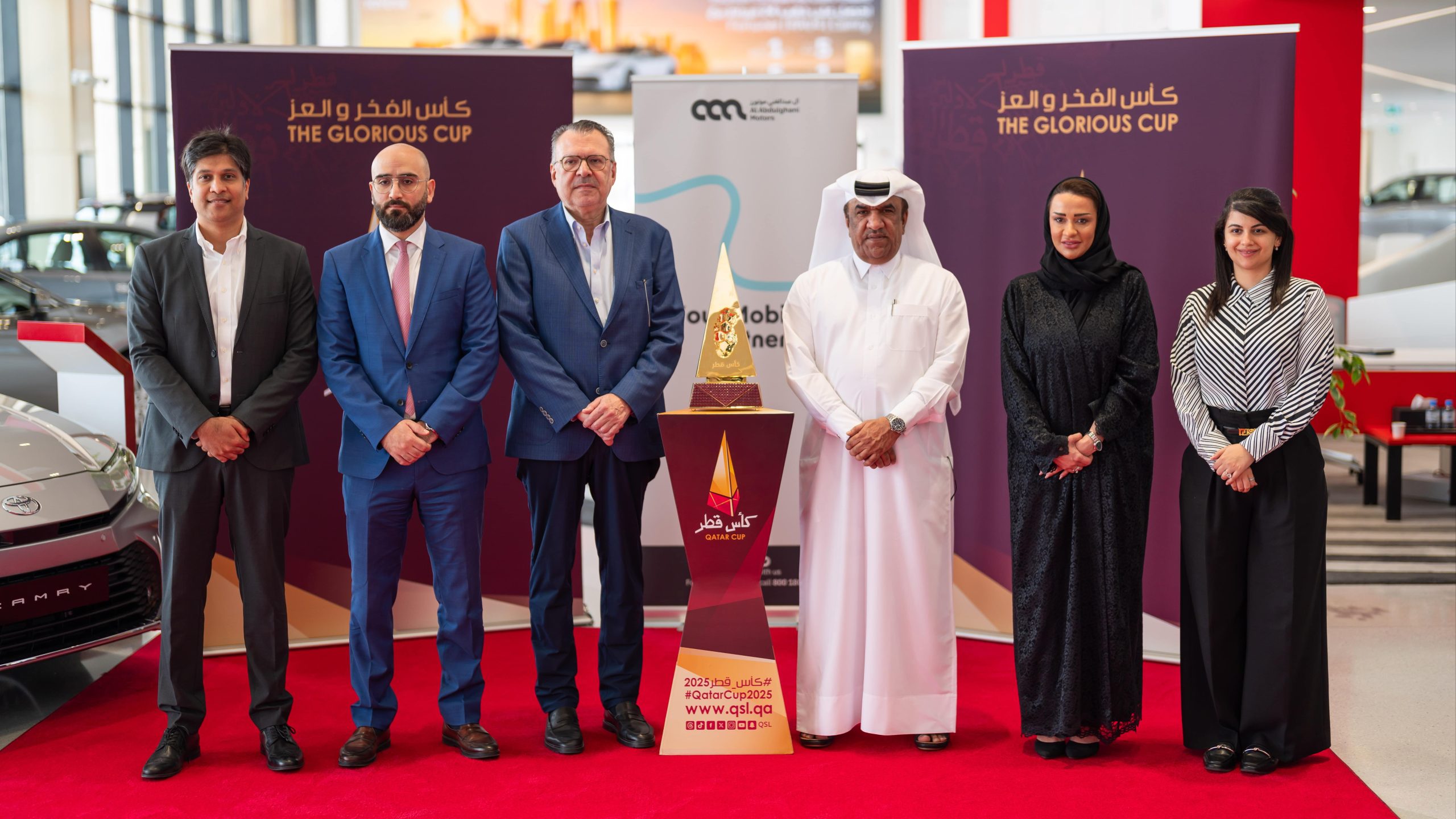 Qatar Cup Trophy Visits Al Abdulghani Motors