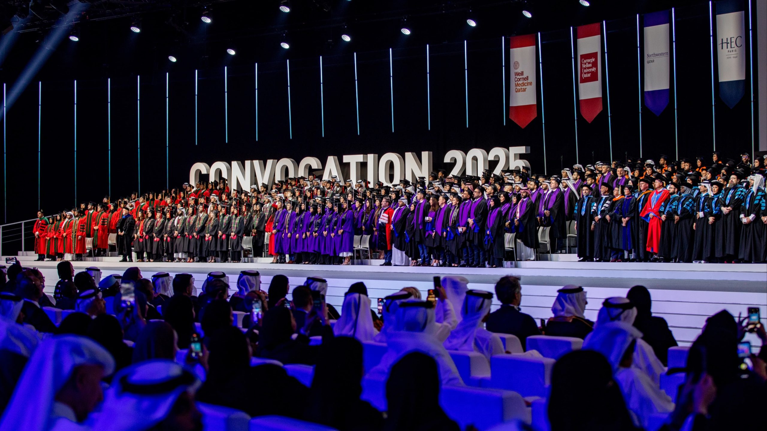 Her Highness Sheikha Moza bint Nasser attends QF’s 2025 Convocation ceremony